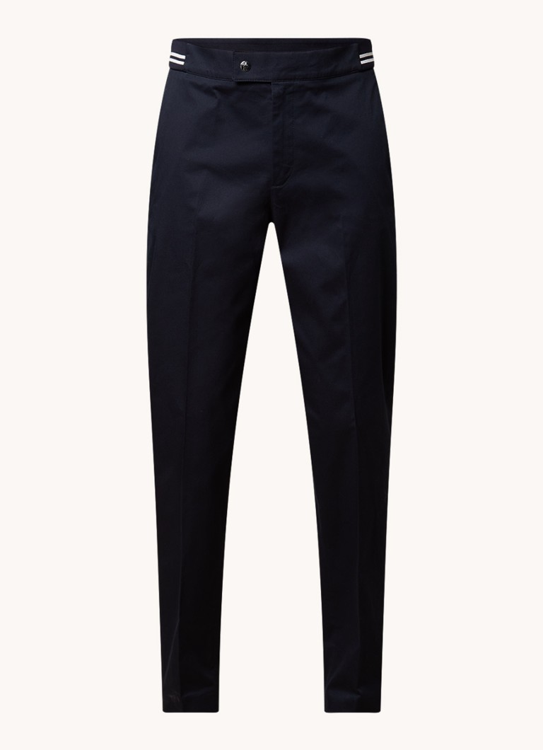 Pantaloni Moncler cu croială dreaptă și buzunare laterale