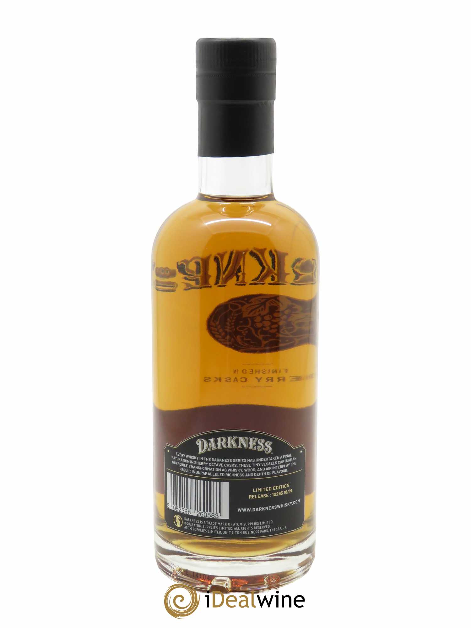 Whisky Mortlach 20 ans Oloroso Cask Finish Gamme Darkness   - Lot de 1 Bouteille