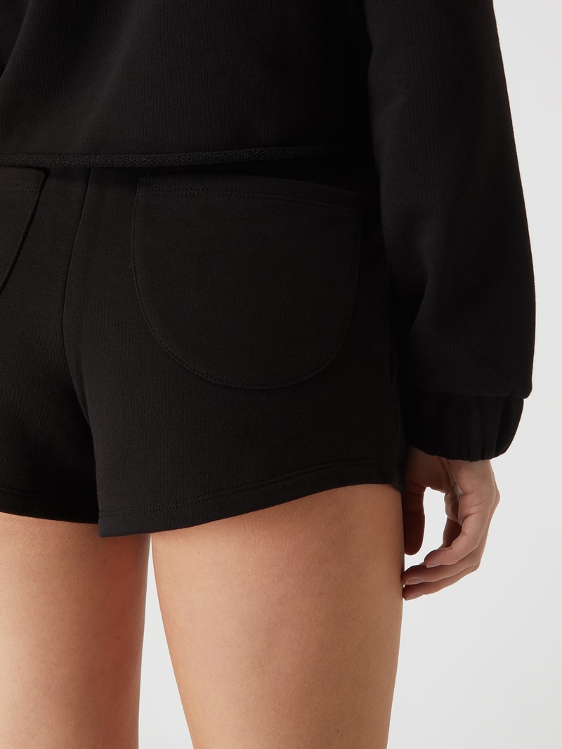 Sweatshorts mit Logo in schwarz
