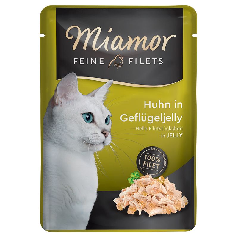 Sparpaket Miamor Feine Filets in Jelly Pouch 24 x 100 g | bitiba