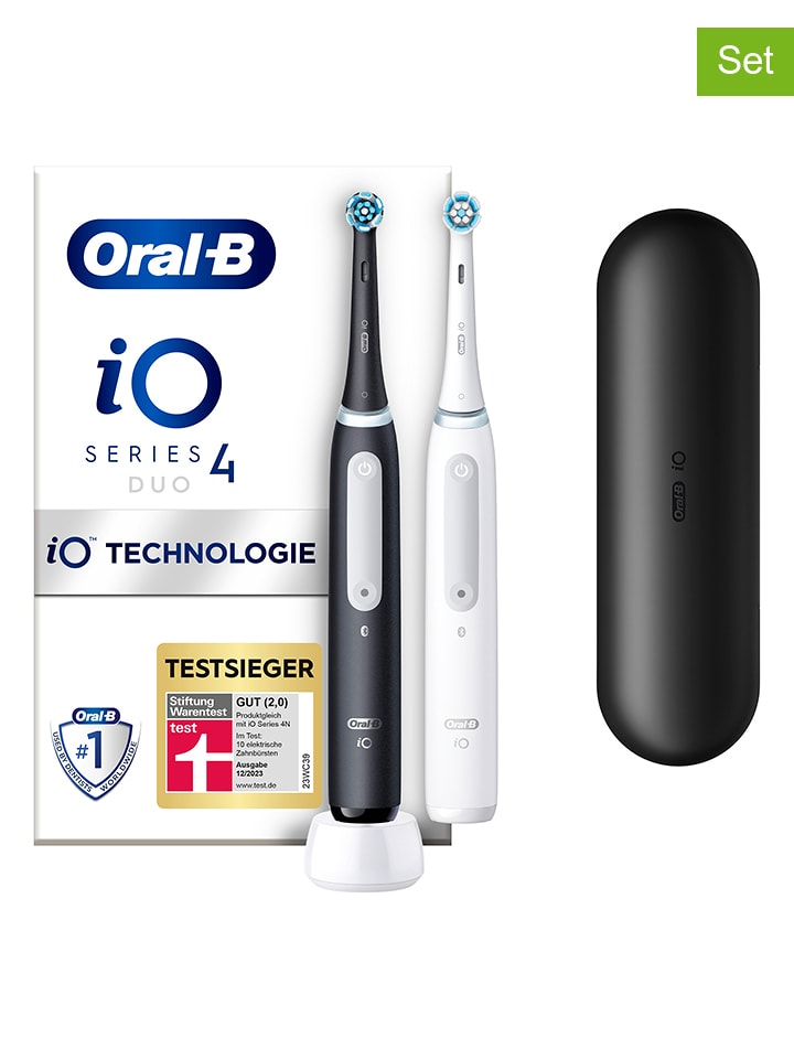 Oral-B 2tlg. Set: Elektr. Zahnbürsten 