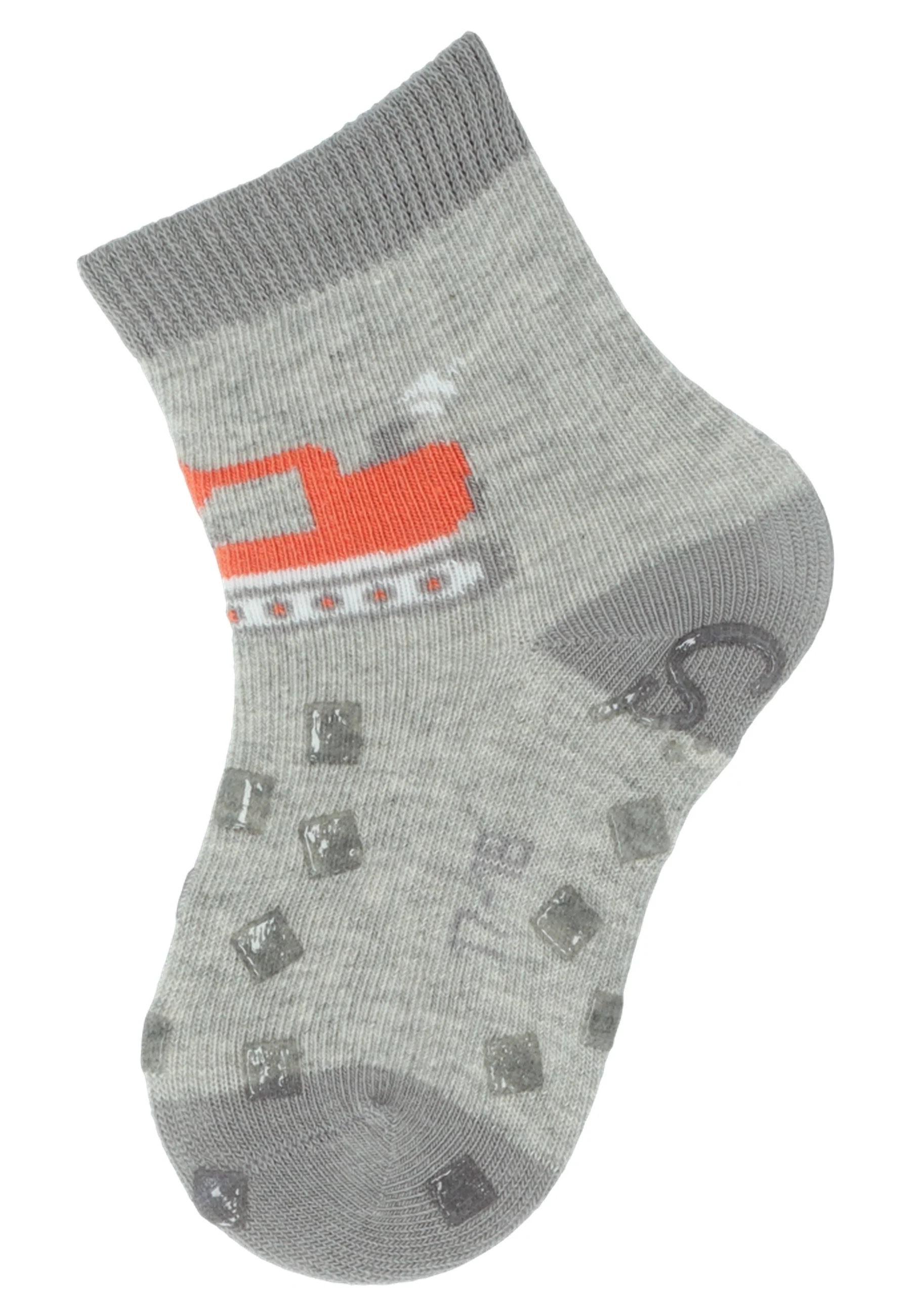 ABS Krabbelsocken im 2er Pack mit Motiv Bagger