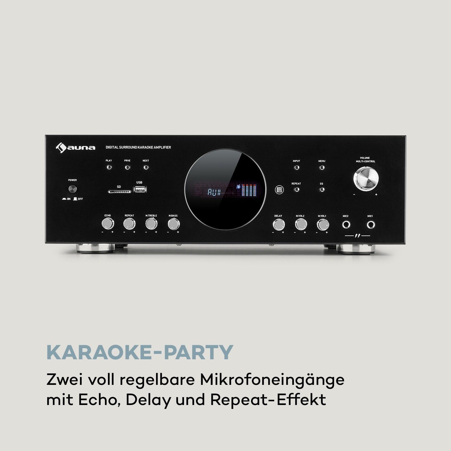 Auna AMP-218 BT Audioverstärker (Anzahl Kanäle: 3)