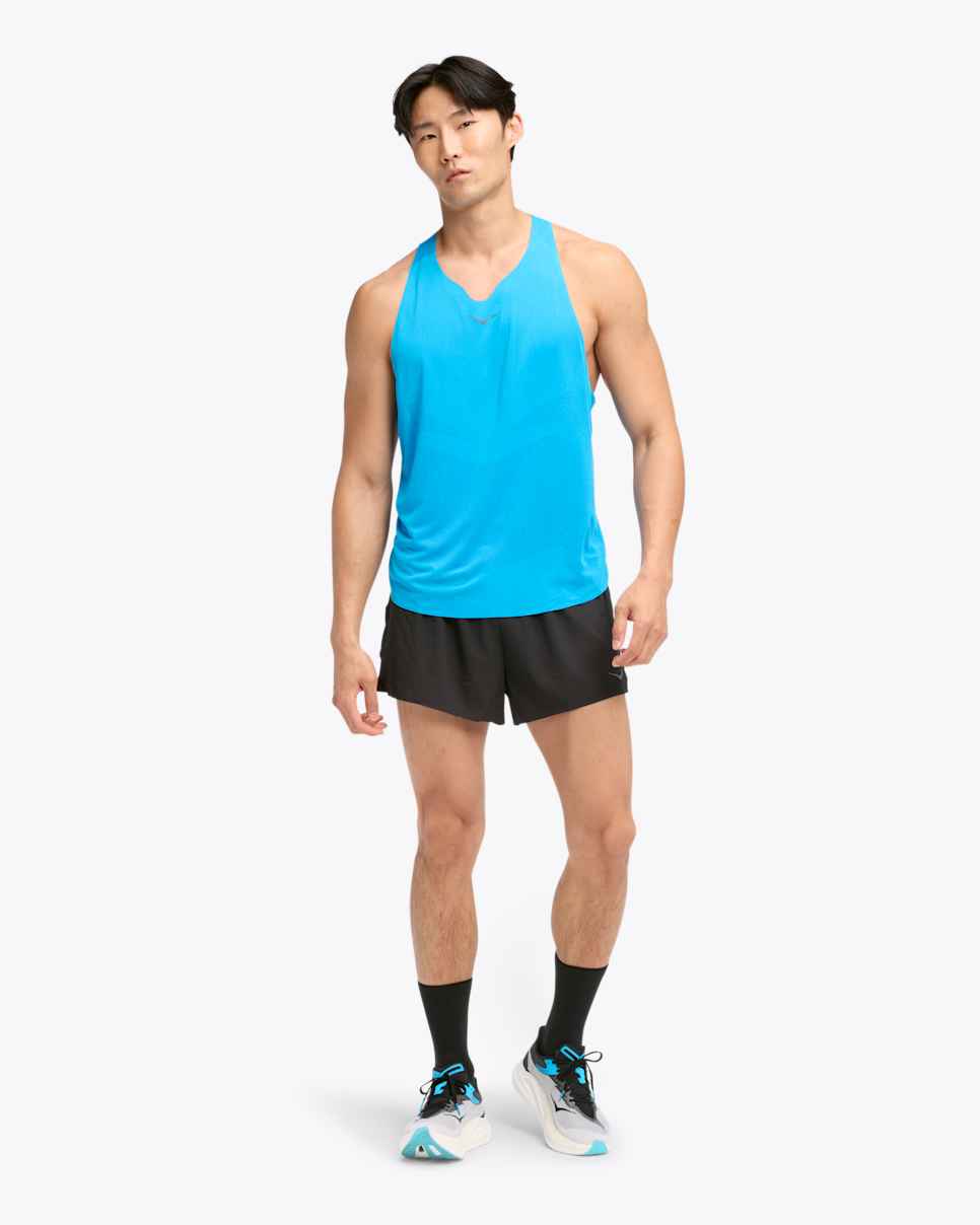 Race Day Split Short Black