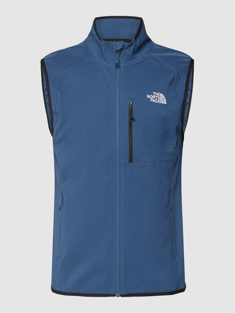 Weste mit Label-Stitching Modell 'NIMBLE' in marineblau