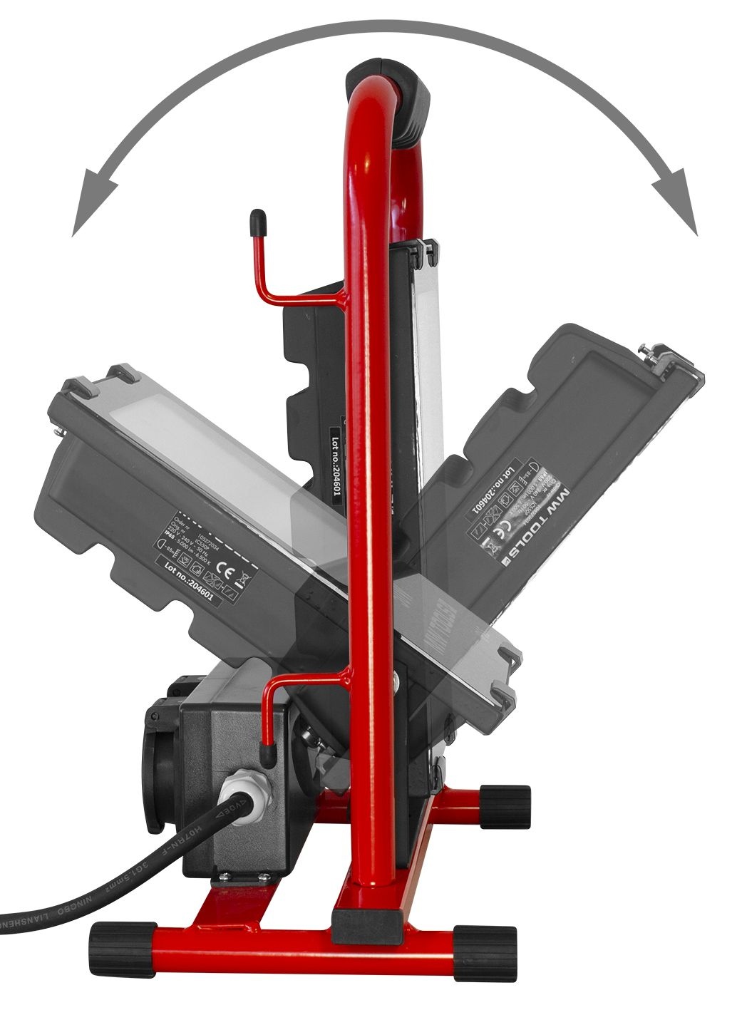 Lampada da cantiere stabile Metal Works 105272046 LCS80P da 80W con 2 portalampade
