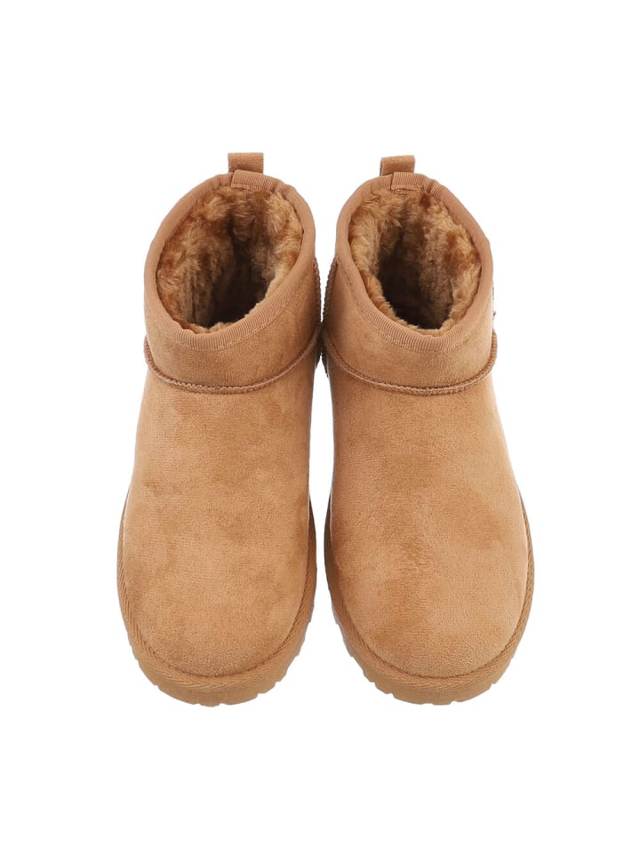 Ital-Design Stiefelette in Camel günstig kaufen 39