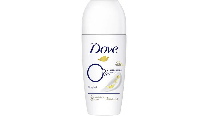 Dove Deo Roll-on 0% Aluminiumsalze Original 50 ml 50 ml