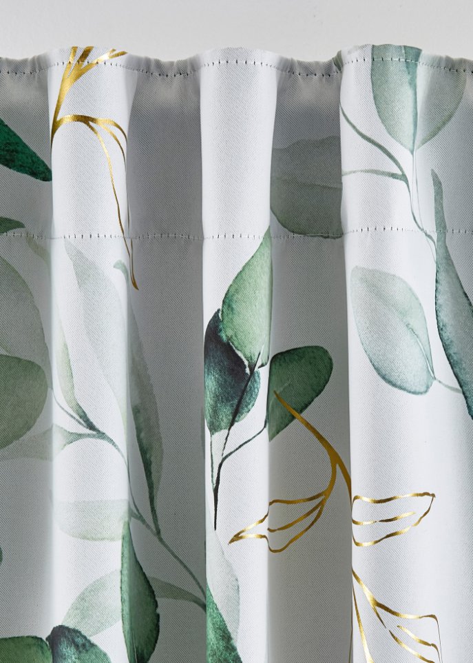 Verdunkelungsvorhang mit recyceltem Polyester (1er Pack)