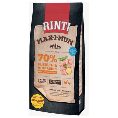 2 gratis! 14 kg RINTI Max-i-mum