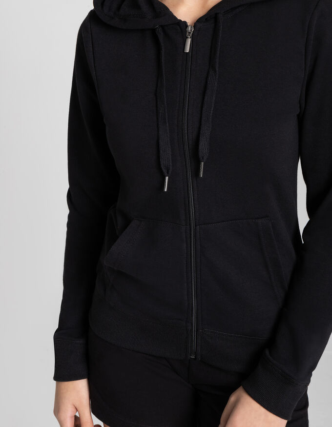 Sweatjacke - einfarbig