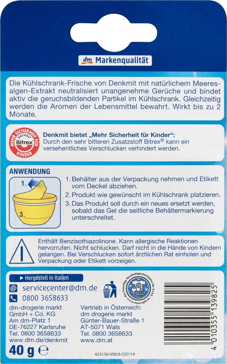 Kühlschrank-Frische mit Meeresalgen-Extrakt, 1 St