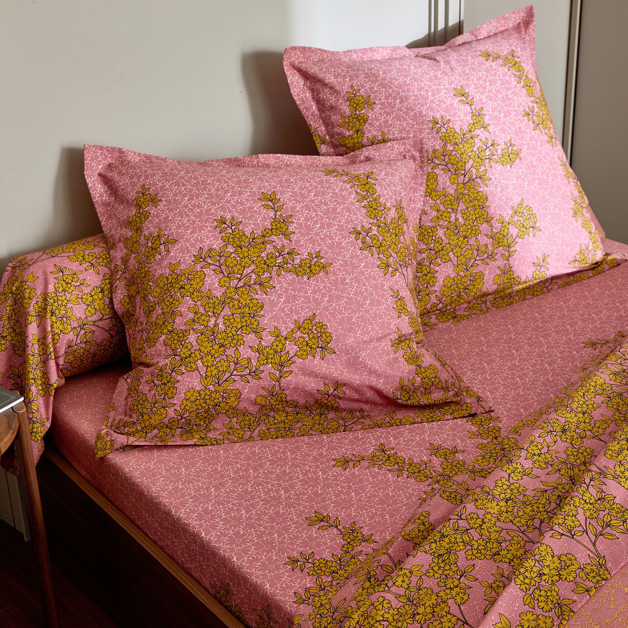 Linge de lit Coralie en percale de coton