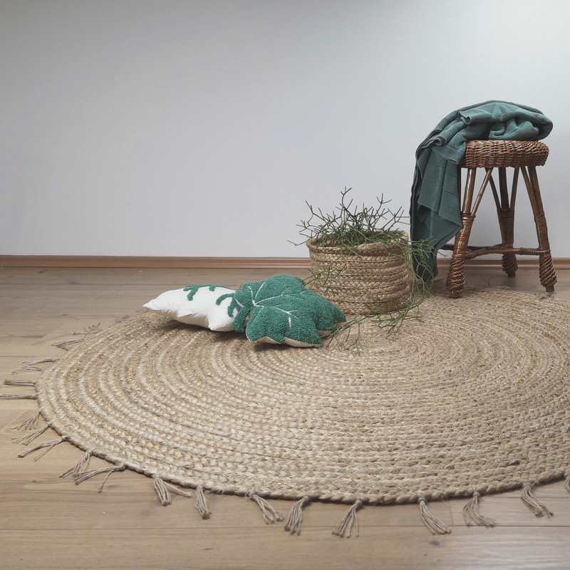 Tapis jute rond 140cm ABHA