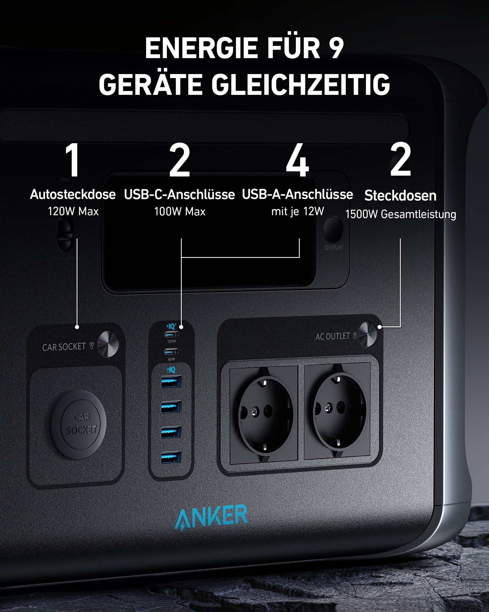 Anker Stromgenerator 757 Ladestation 1229Wh, (1-tlg)