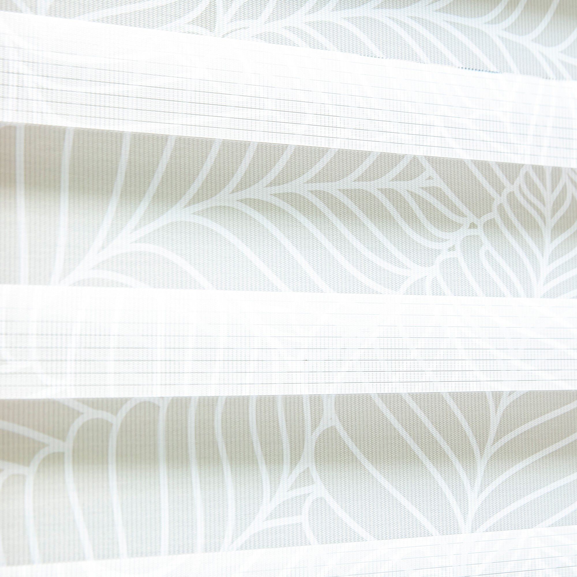 Store enrouleur jour/nuit motif feuilles