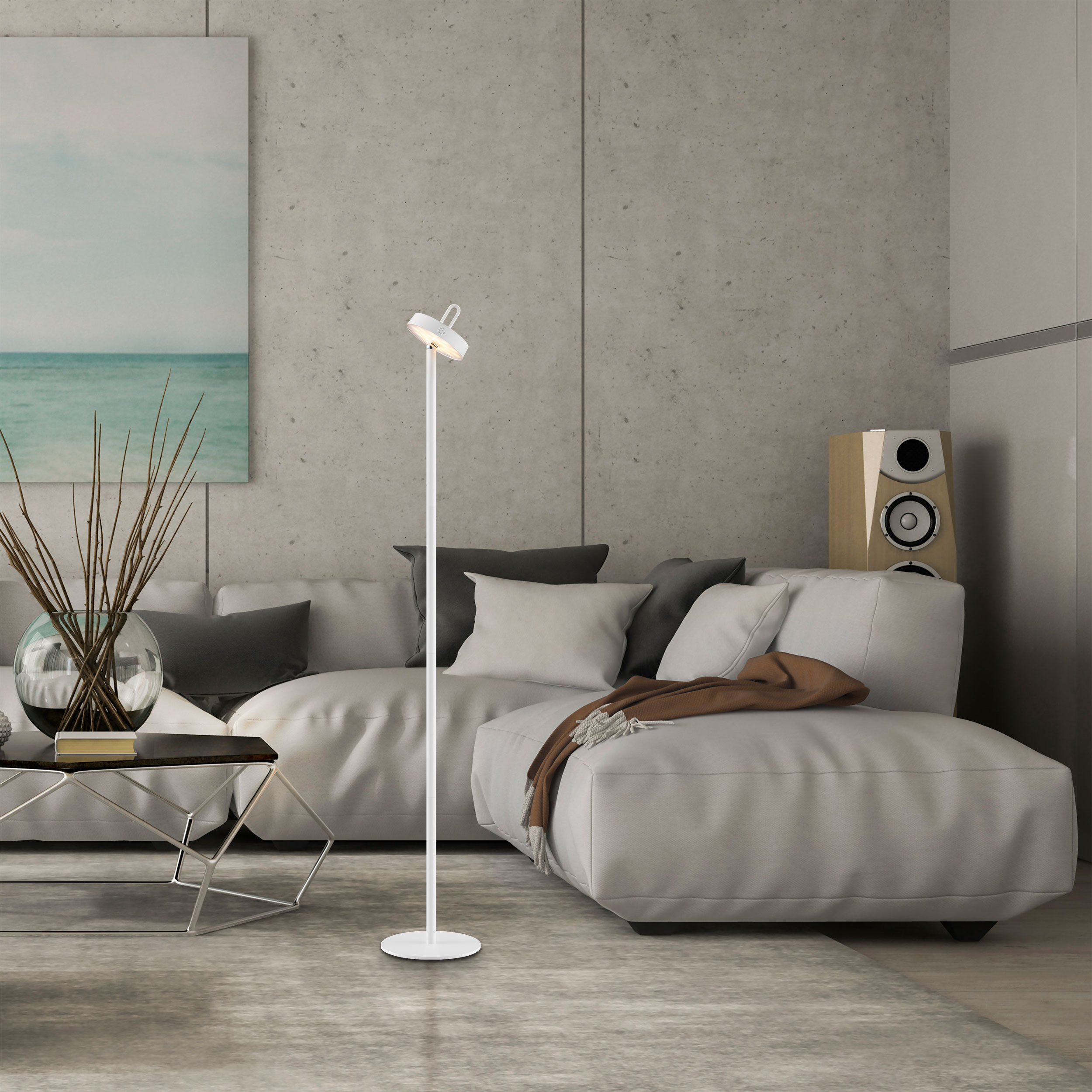 JUST LIGHT.LED-Akku-Stehleuchte 1flg