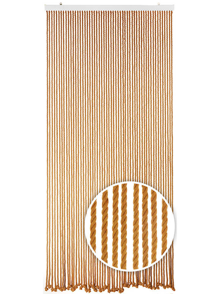 kobolo Vorhang LTBRNCORD54 in Braun günstig kaufen onesize