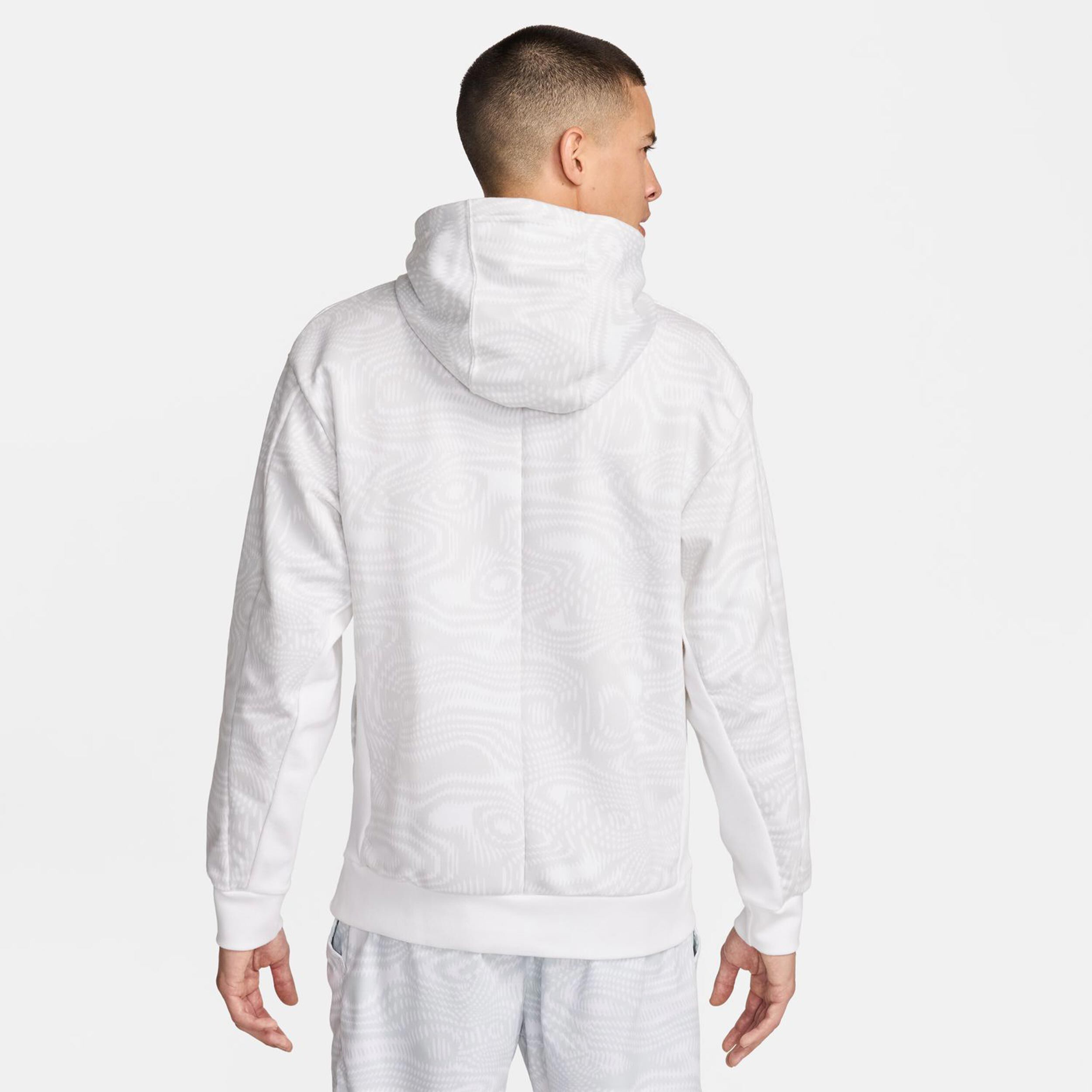 Dri-Fit Heritage Fleece Hoody Herren - Weiß