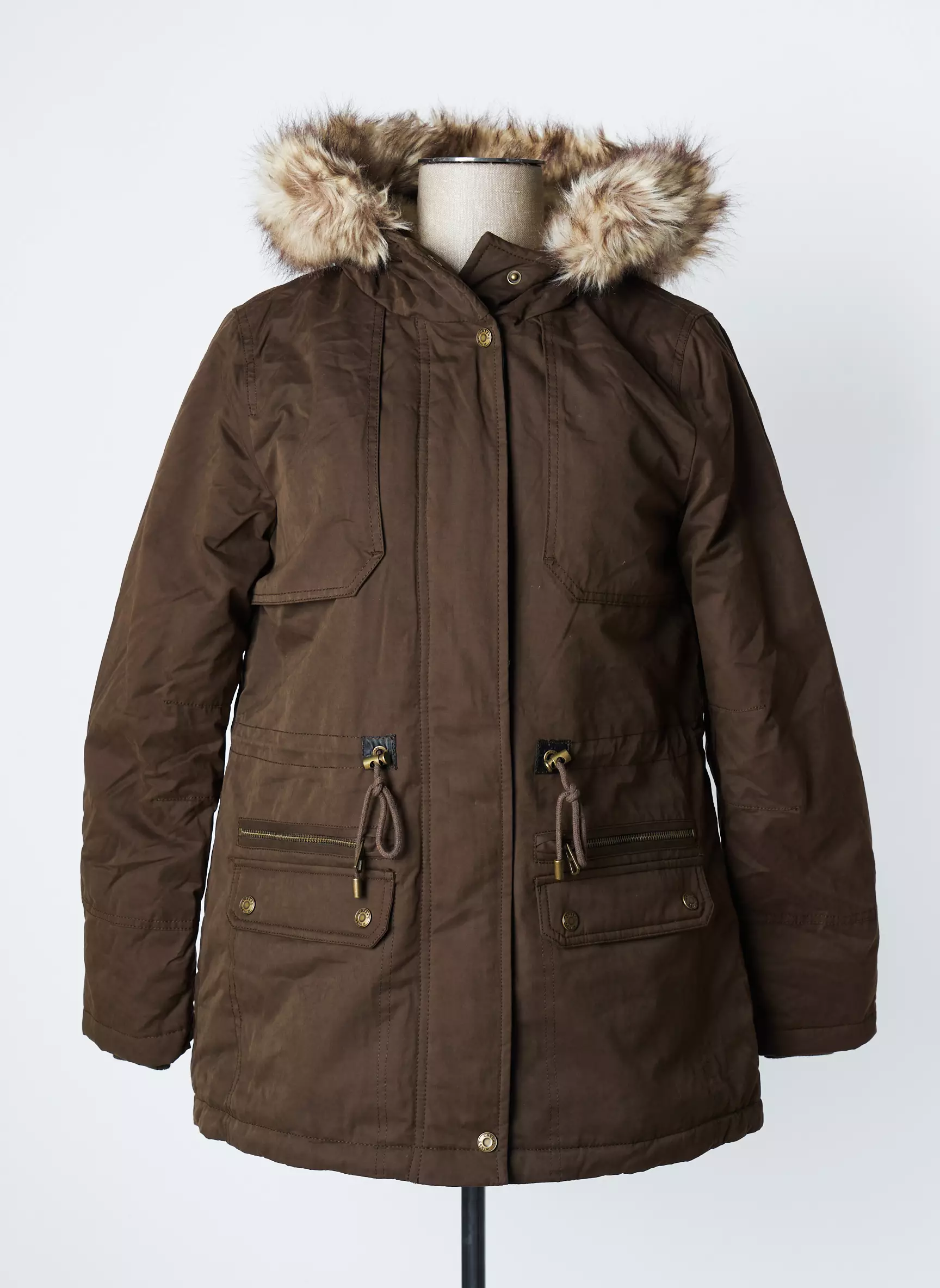 Creeks Parkas Femme couleur marron