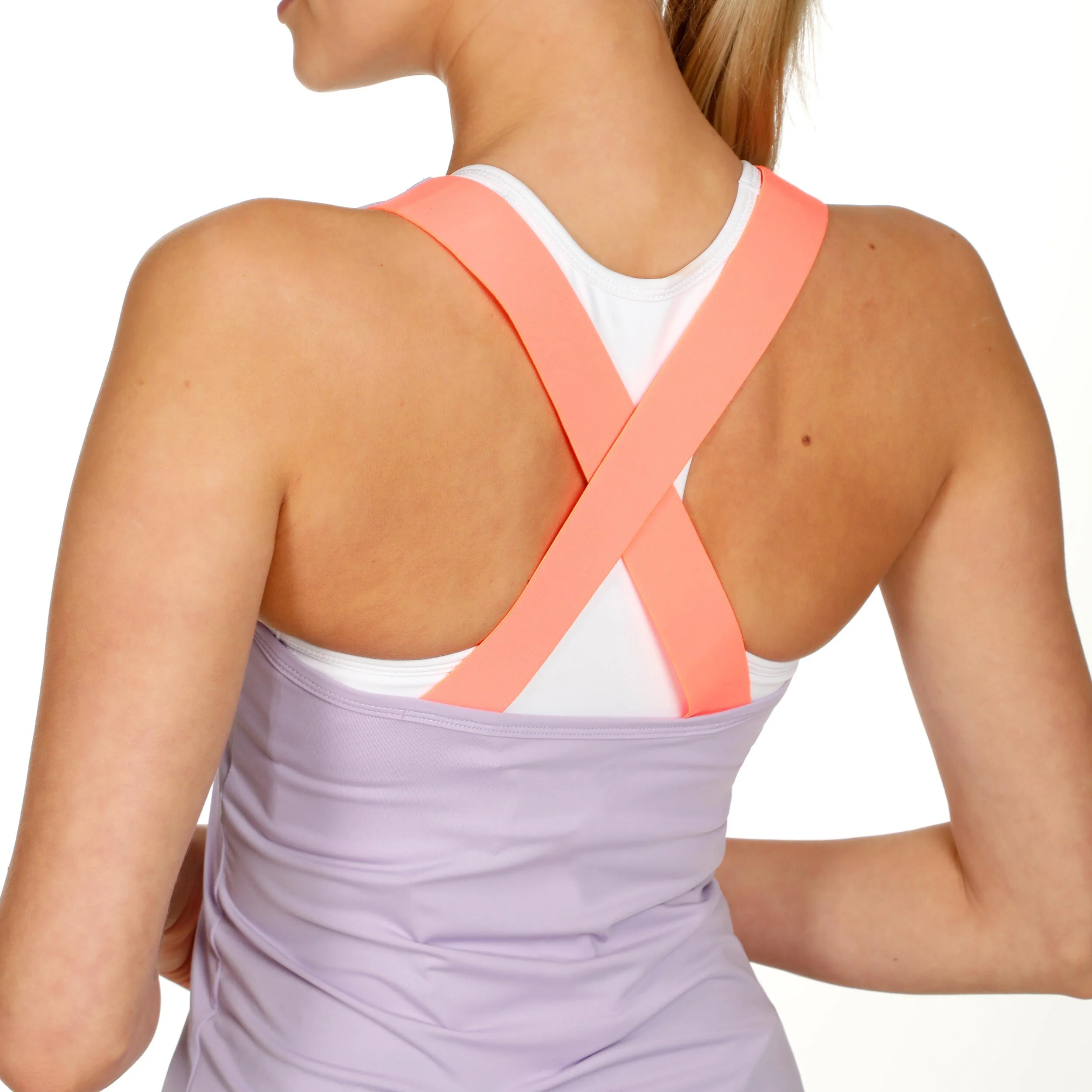 Summerbreeze Crossback Tank-Top Damen - Flieder, Orange