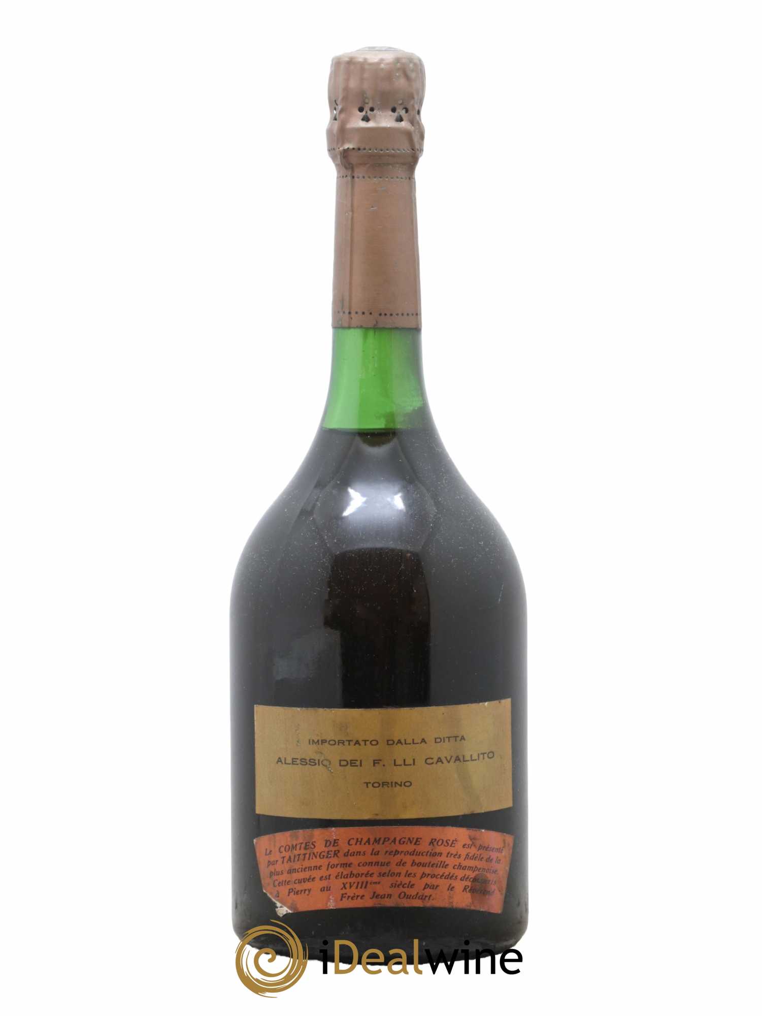Comtes de Champagne Rosé Grand Cru Taittinger  1966 - Lot de 1 Bouteille