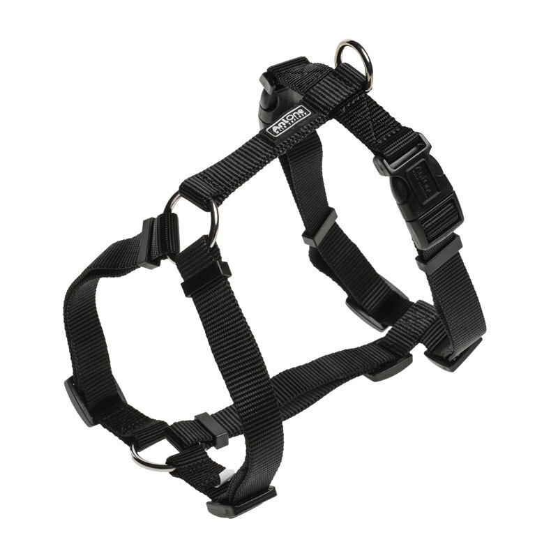 AniOne Hundegeschirre AniOne H-Geschirr Classic Nylon schwarz XS