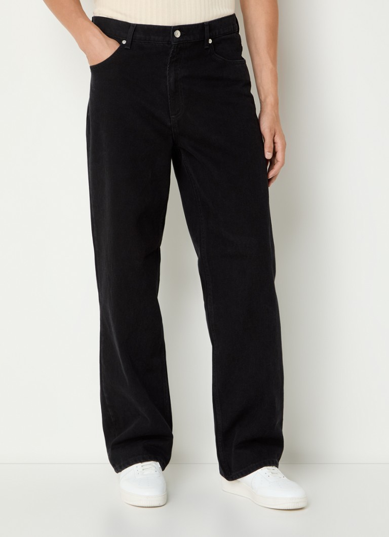 Jeans Sandro a gamba larga con lavaggio colorato