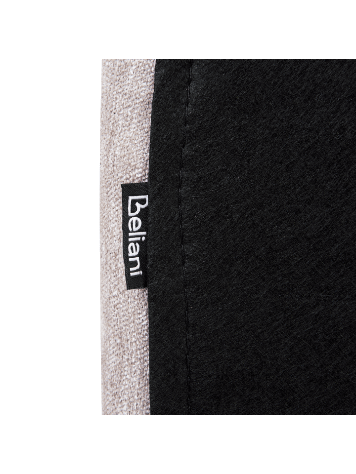 Beliani Doppelbett LAVARDENS in Beige/Schwarz - (W) 201 x (H) 107 x (L) 222 cm günstig kaufen onesize