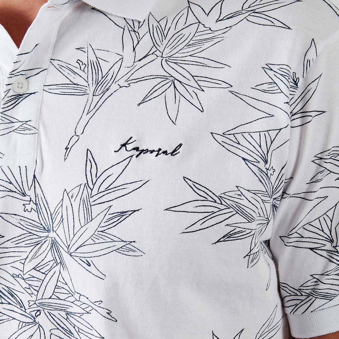 NERRY  Polo blanc homme 100% coton