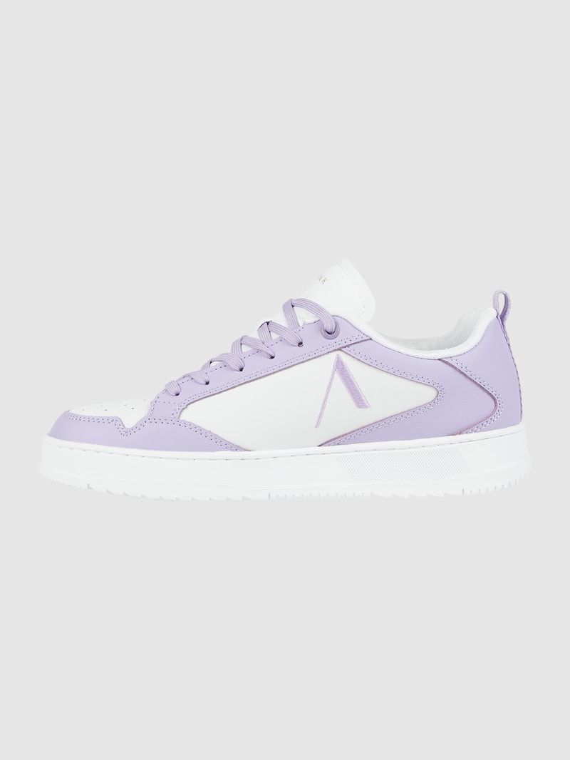 Sneaker aus Leder und Synthetik Modell 'Visuklass' in lila
