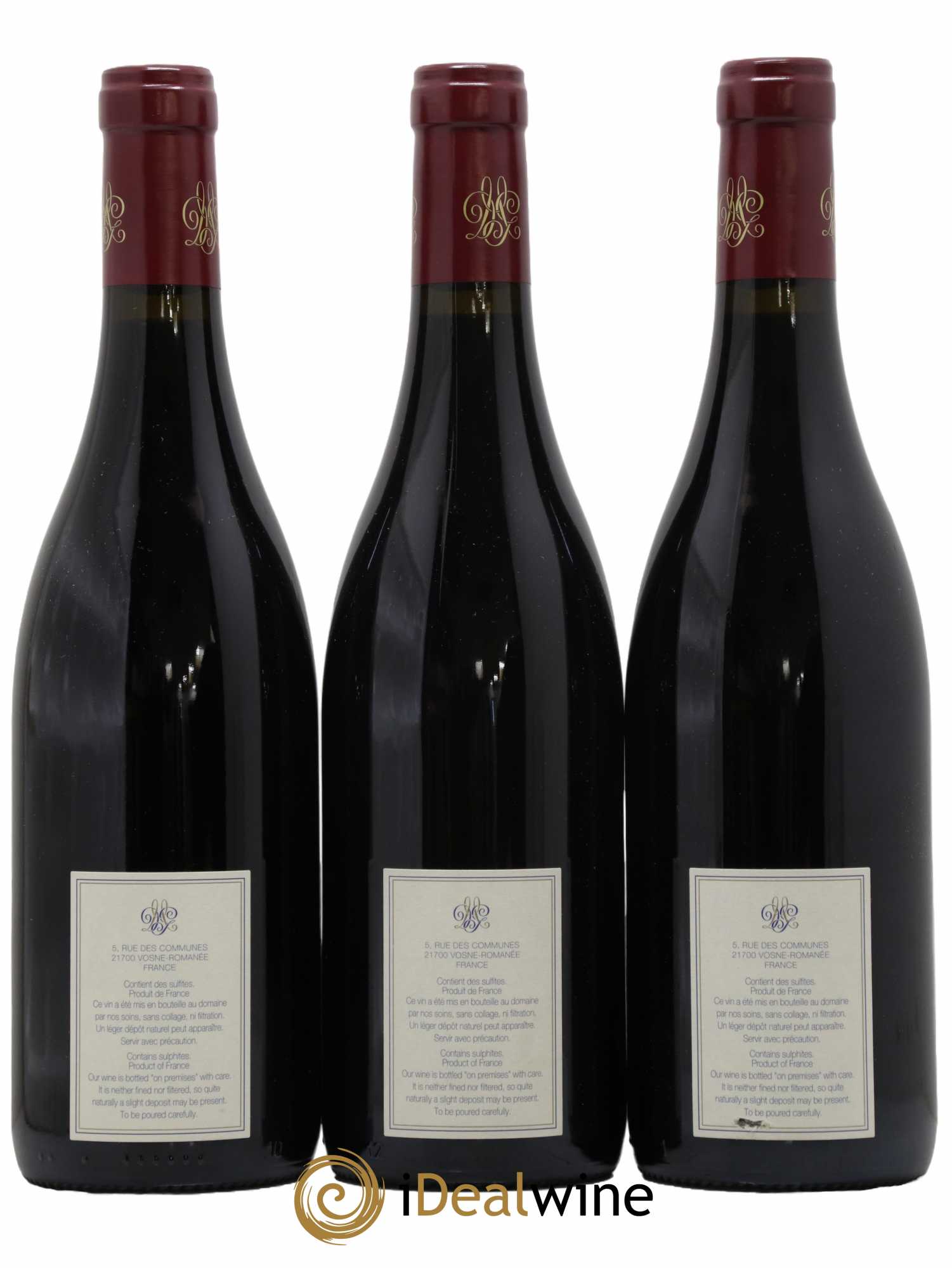 Nuits Saint-Georges 1er Cru Les Chaignots Mugneret-Gibourg (Domaine)  2015 - Lot de 3 Bouteilles
