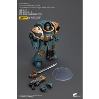 Warhammer The Horus Heresy Actionfigur 1/18 Tartaros Terminator Squad Sergeant With Volkite Charger And Power Sword 12 cm