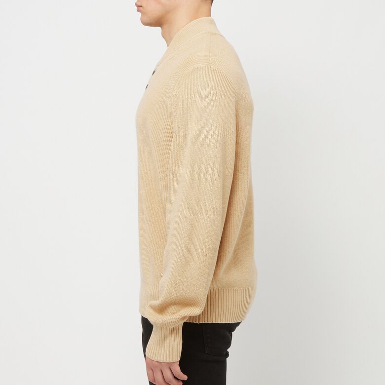 NIKE Life Military Henley Sweat sesame