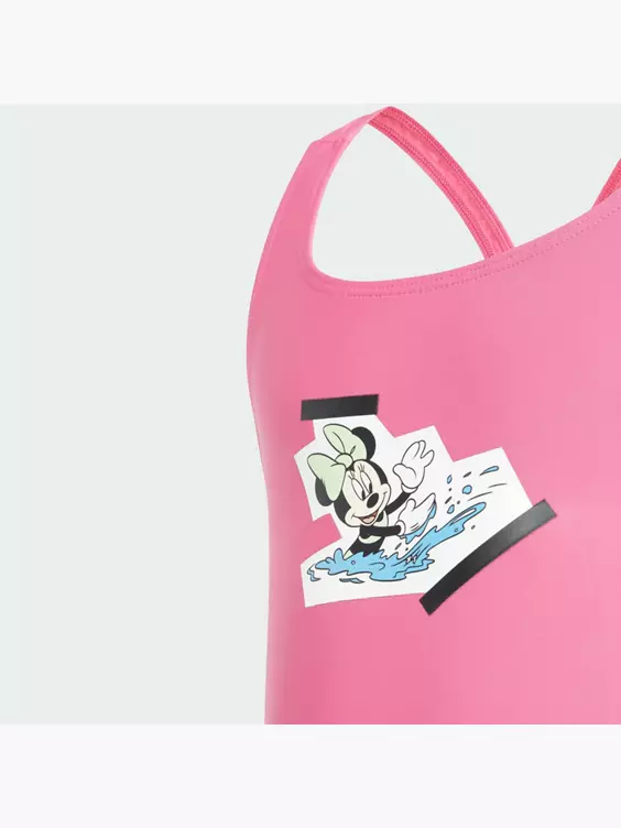 adidas adidas x Disney Minnie Maus 3-Streifen Badeanzug