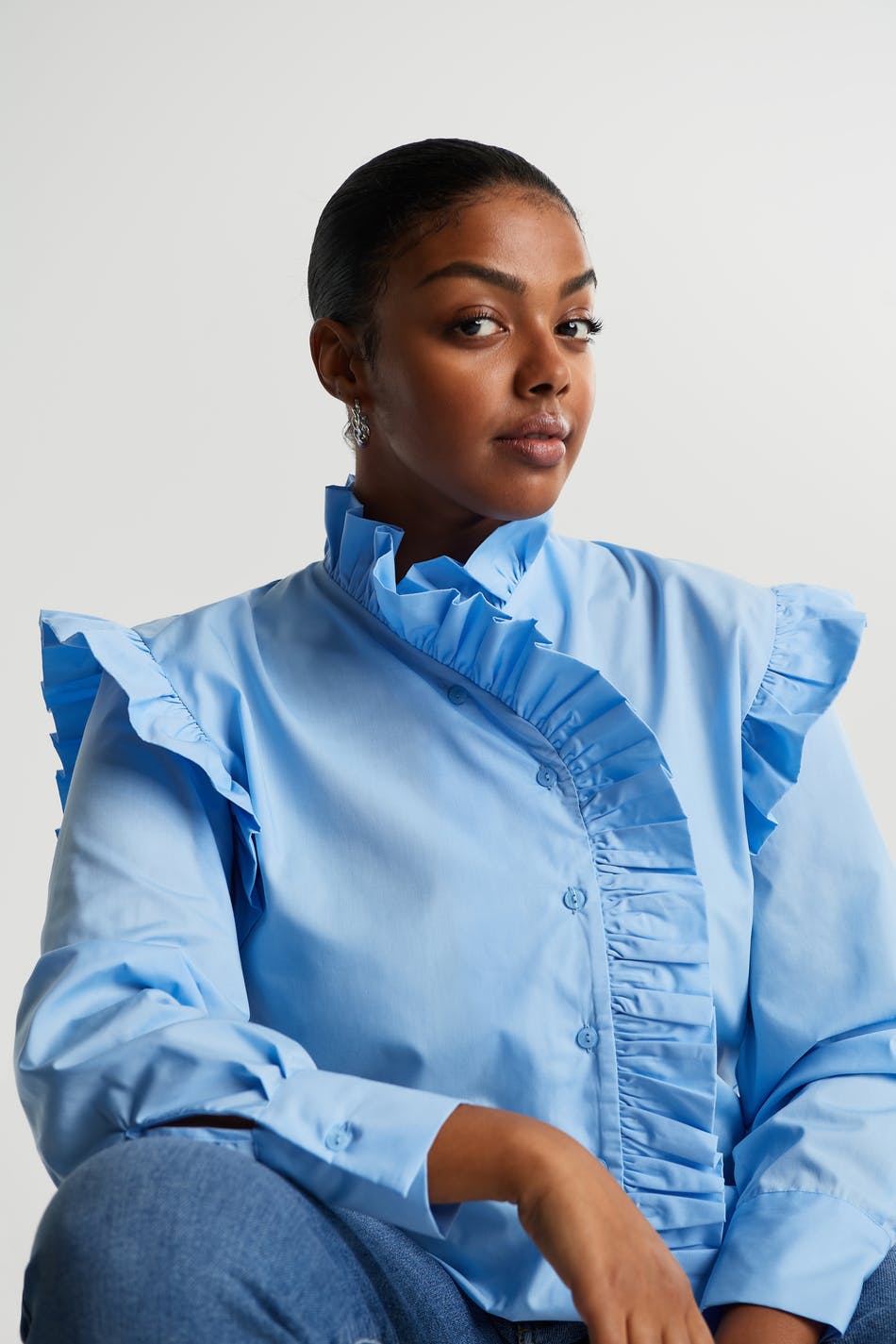 Dinah frill blouse