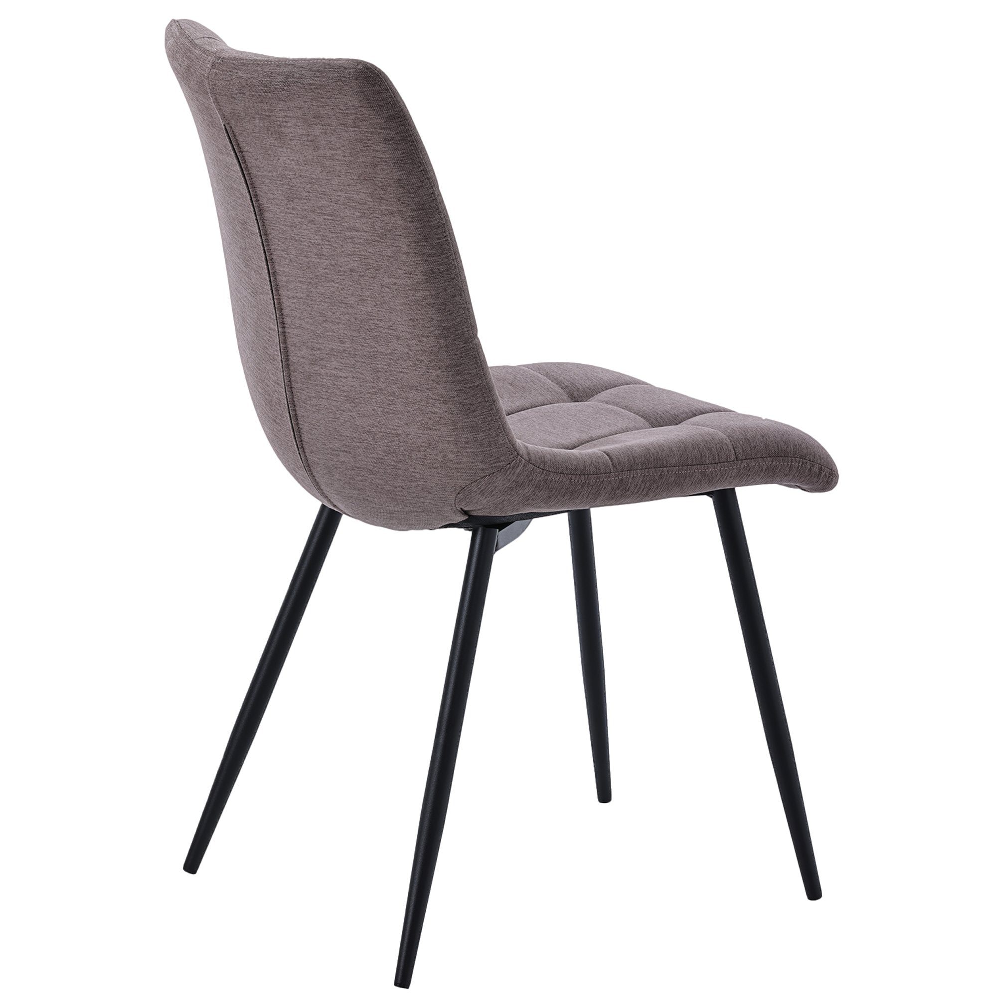 TRISENS Polsterstuhl Selina (1er Set, 2er Set, 3er Set oder 4er Set, 1 St), Essstuhl in moderner Stoffoptik in 5 trendigen Farbvarianten