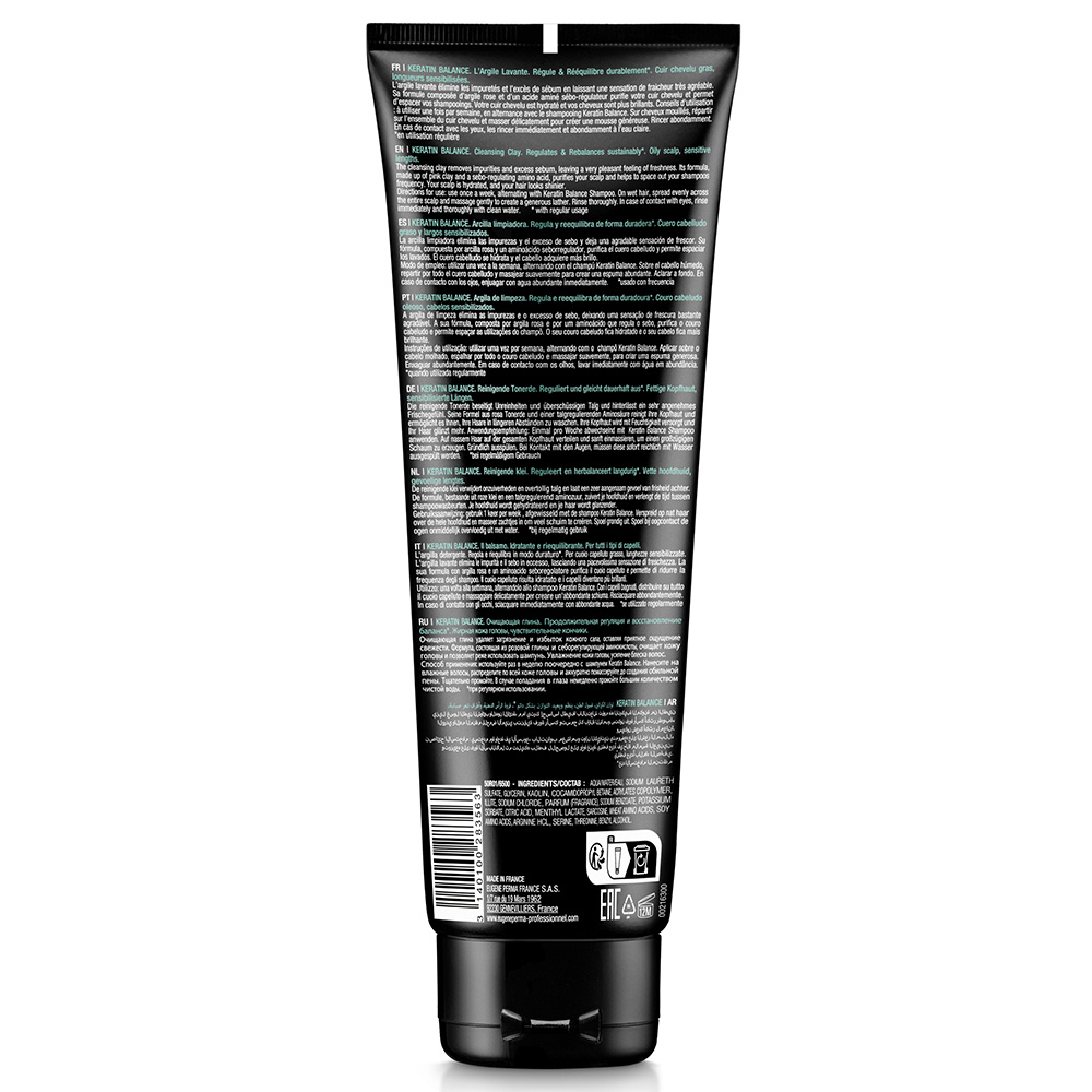 essentiel Eugène Perma Professionnel  Essentiel Keratin Balance Argile Lavante 250ML Argile