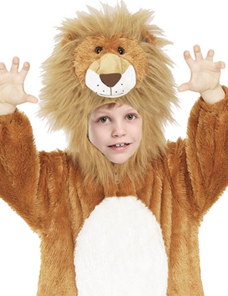 Das Kostümland Kostüm Löwe Tierkostüm für Kinder - Lustige Verkleidung Wildkatze zu Karneval, Mottoparty und Kinderfasching