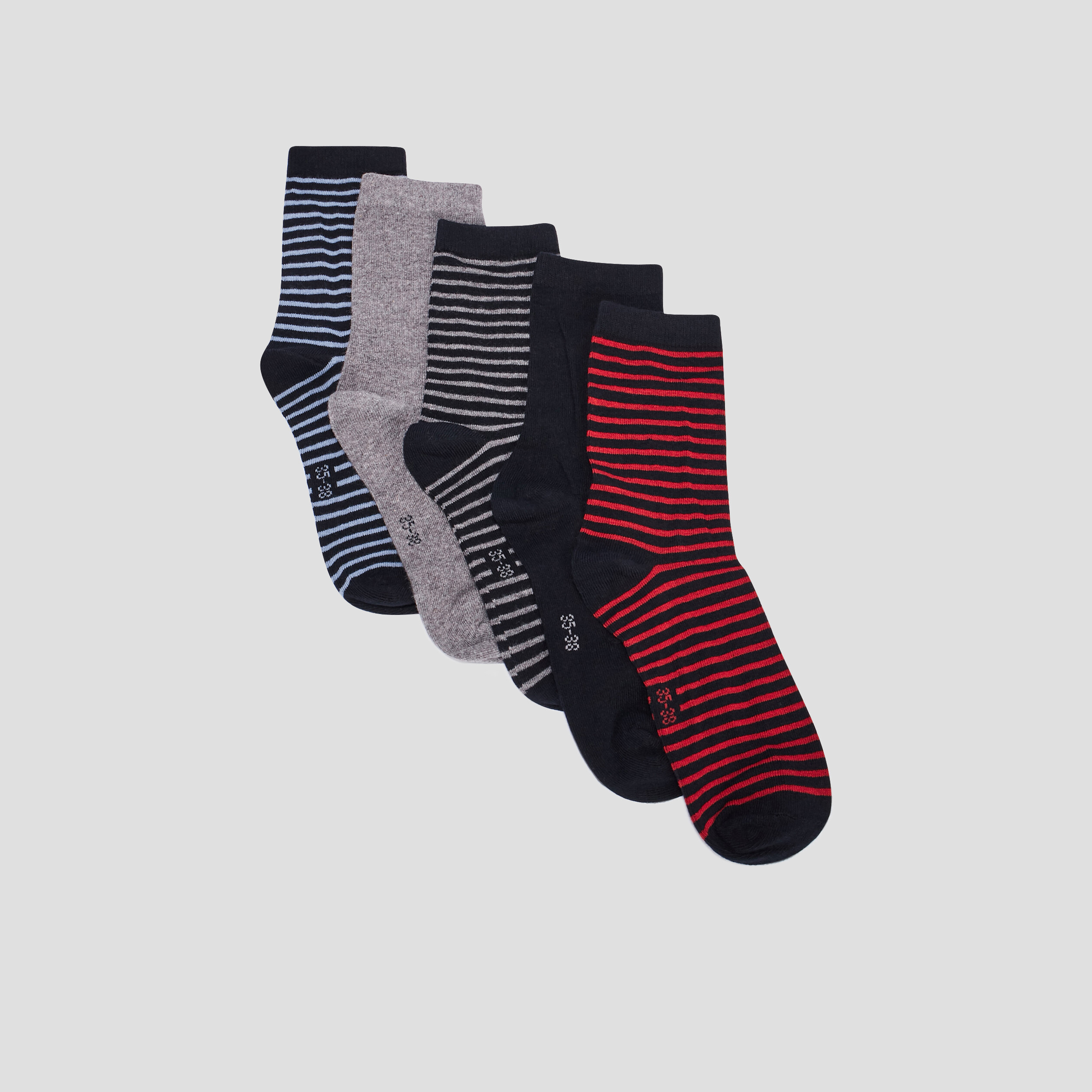Lot 5 paires chaussettes multicolore garçon | La Halle