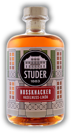 Studer Nussknacker Haselnuss - Likör Studer Nussknacker Haselnuss - Likör  0,5	 Liter - Vol 28%