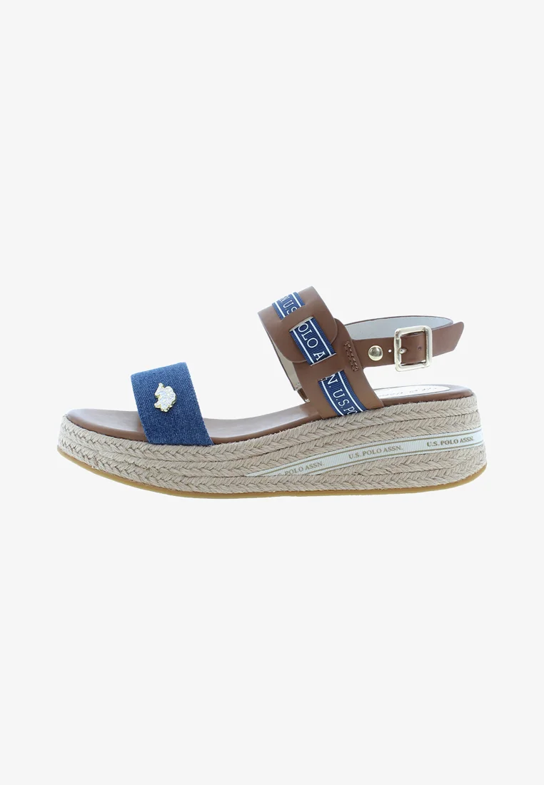 US Polo Assn. GLORY - Sandalias de cuña