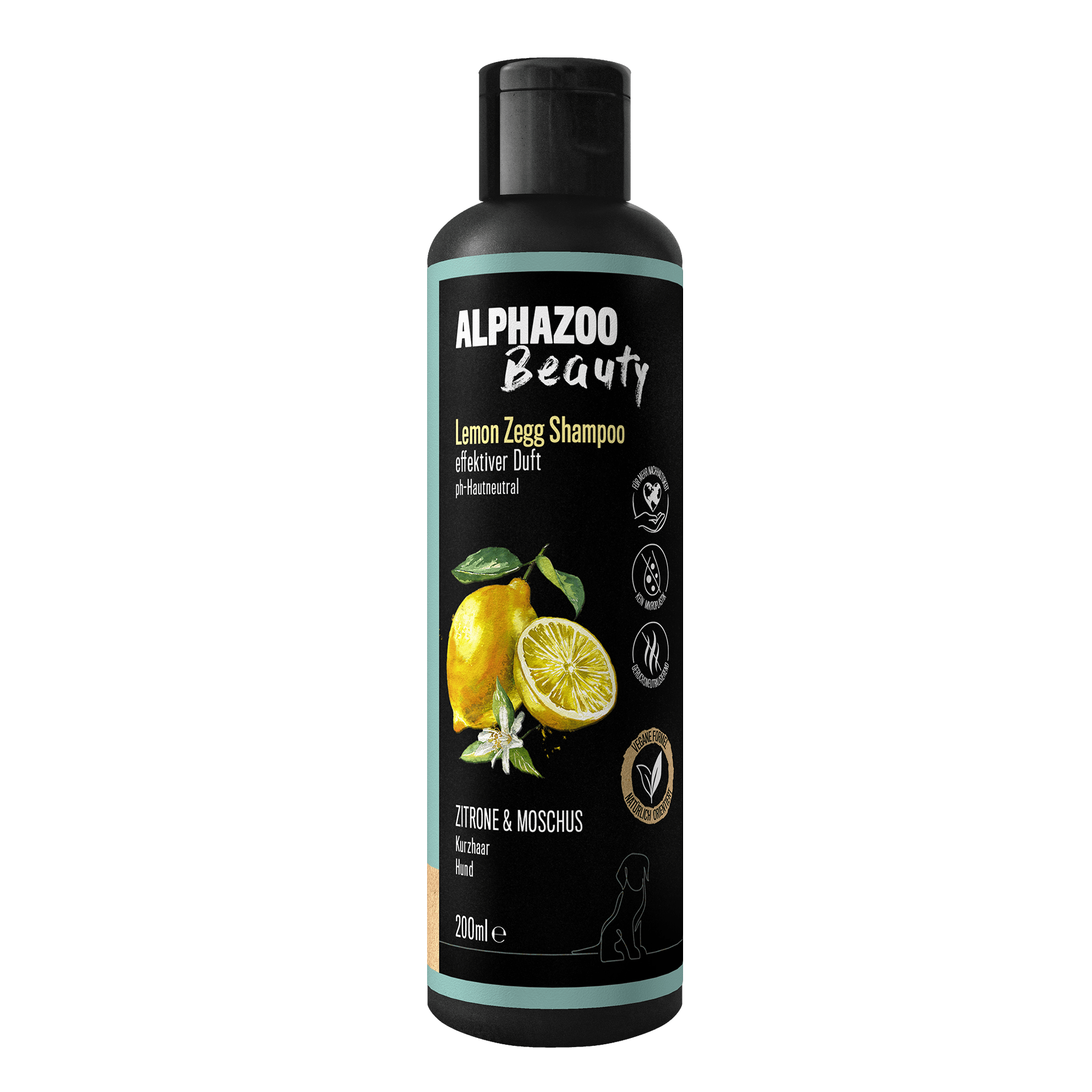 ALPHAZOO Fellpflege ALPHAZOO Lemon-Zegg Shampoo für Hunde