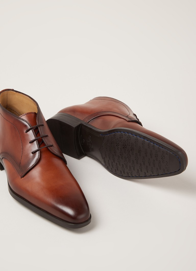 Skórzane, sznurowane buty Giorgio Scandicci