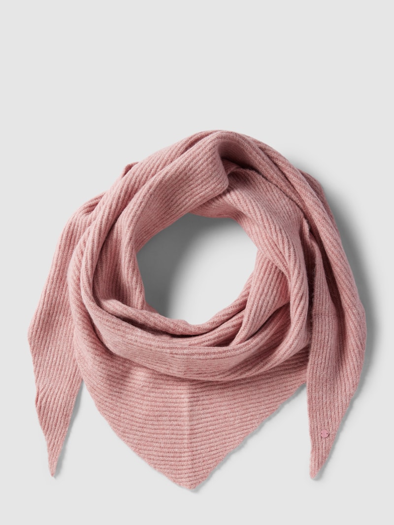 Schal mit Strukturmuster Modell 'RIBTRIA' in rosé