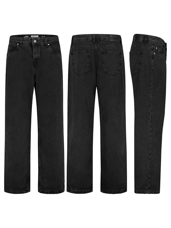 Sublevel Jeans - Comfort fit - in Schwarz günstig kaufen