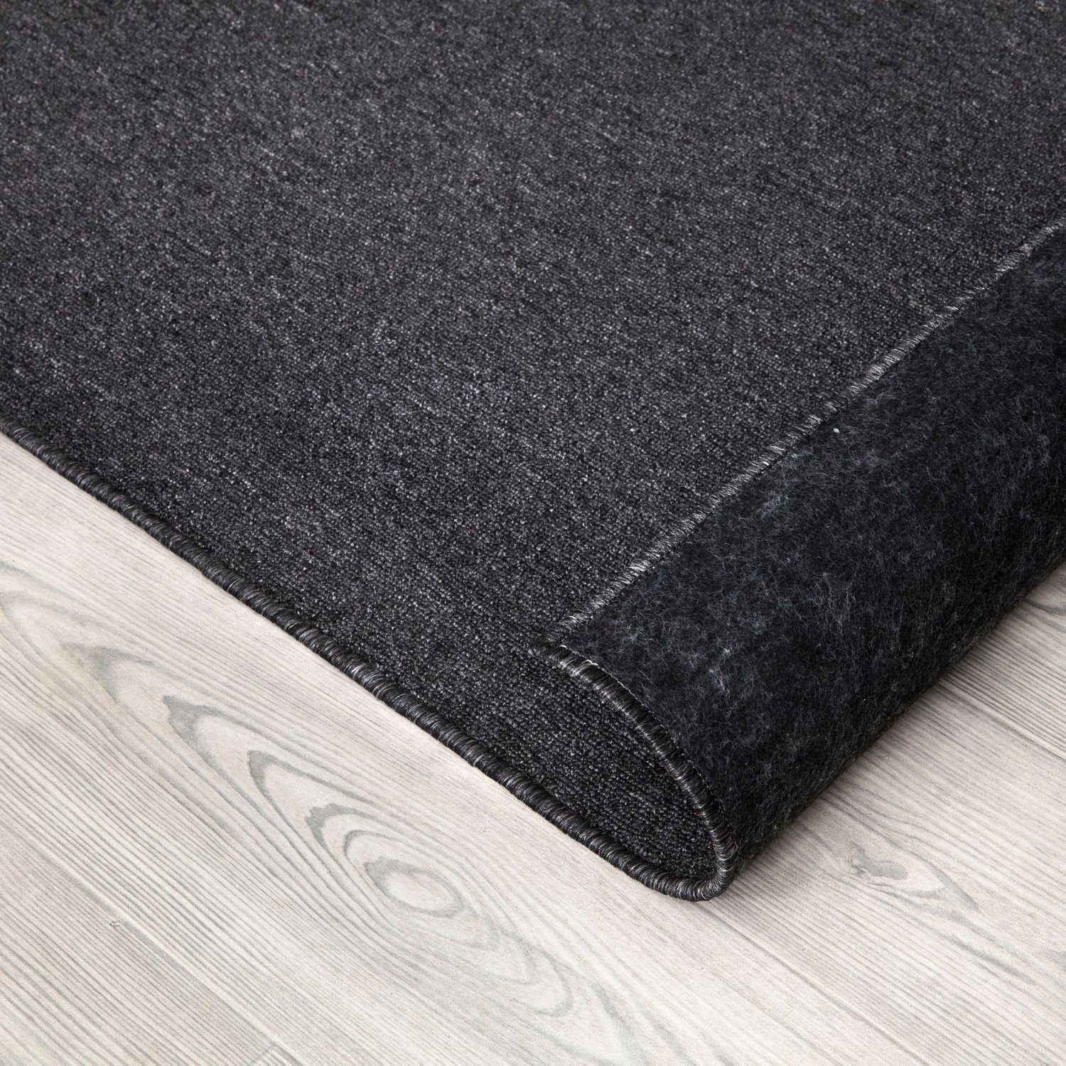 Teppich Waschbar Wohnzimmer Schlafzimmer Kurzflor Meliert, TT Home, eckig, Höhe: 8 mm