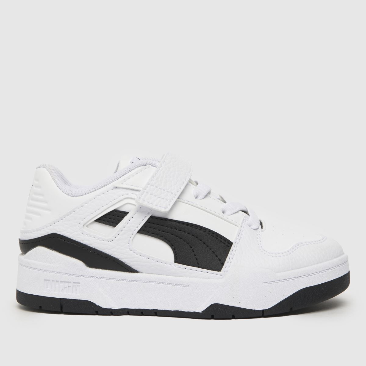 PUMA fehér és fekete slipstream junior edzőcipők