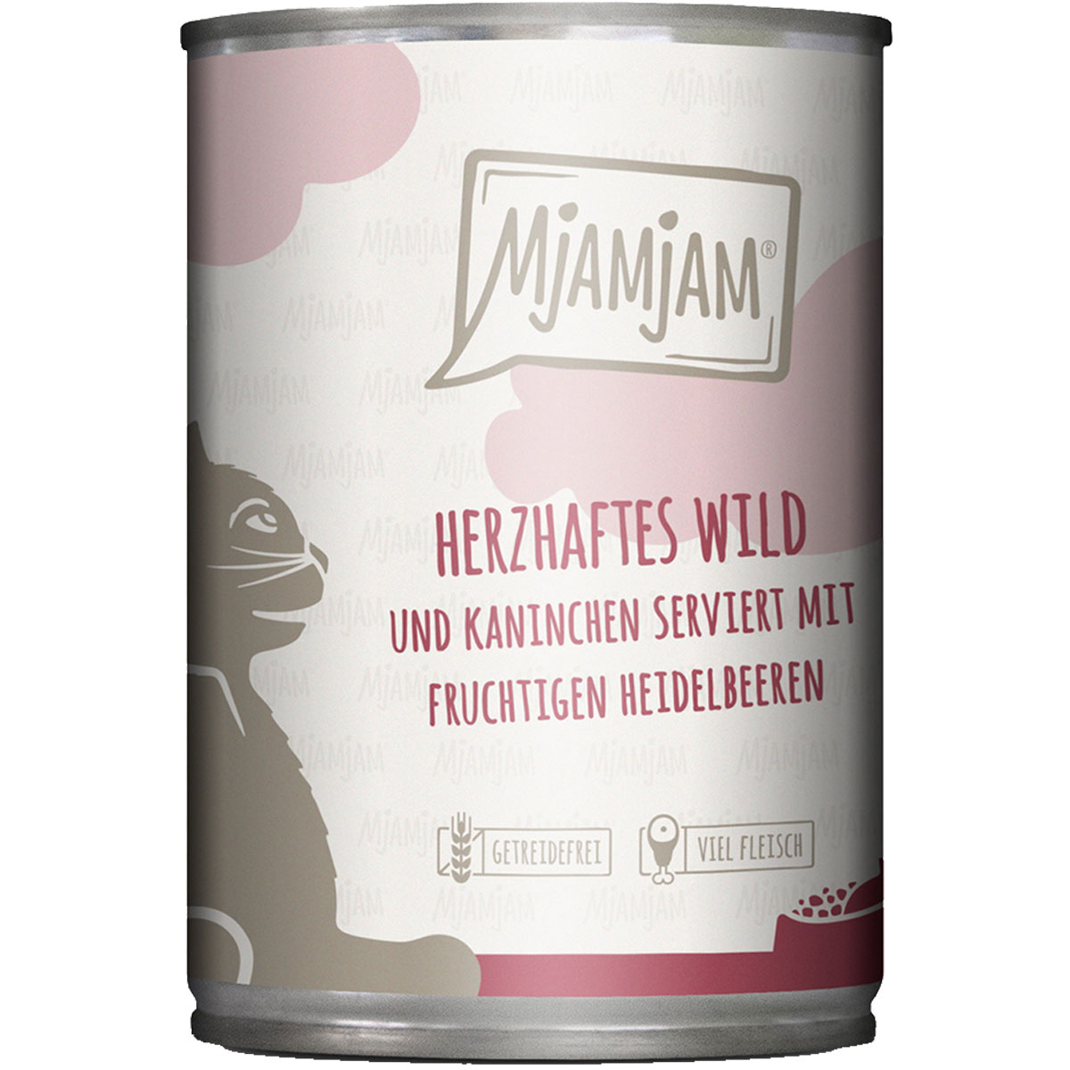 MjAMjAM herzhaftes Wild & Kaninchen an fruchtigen Heidelbeeren