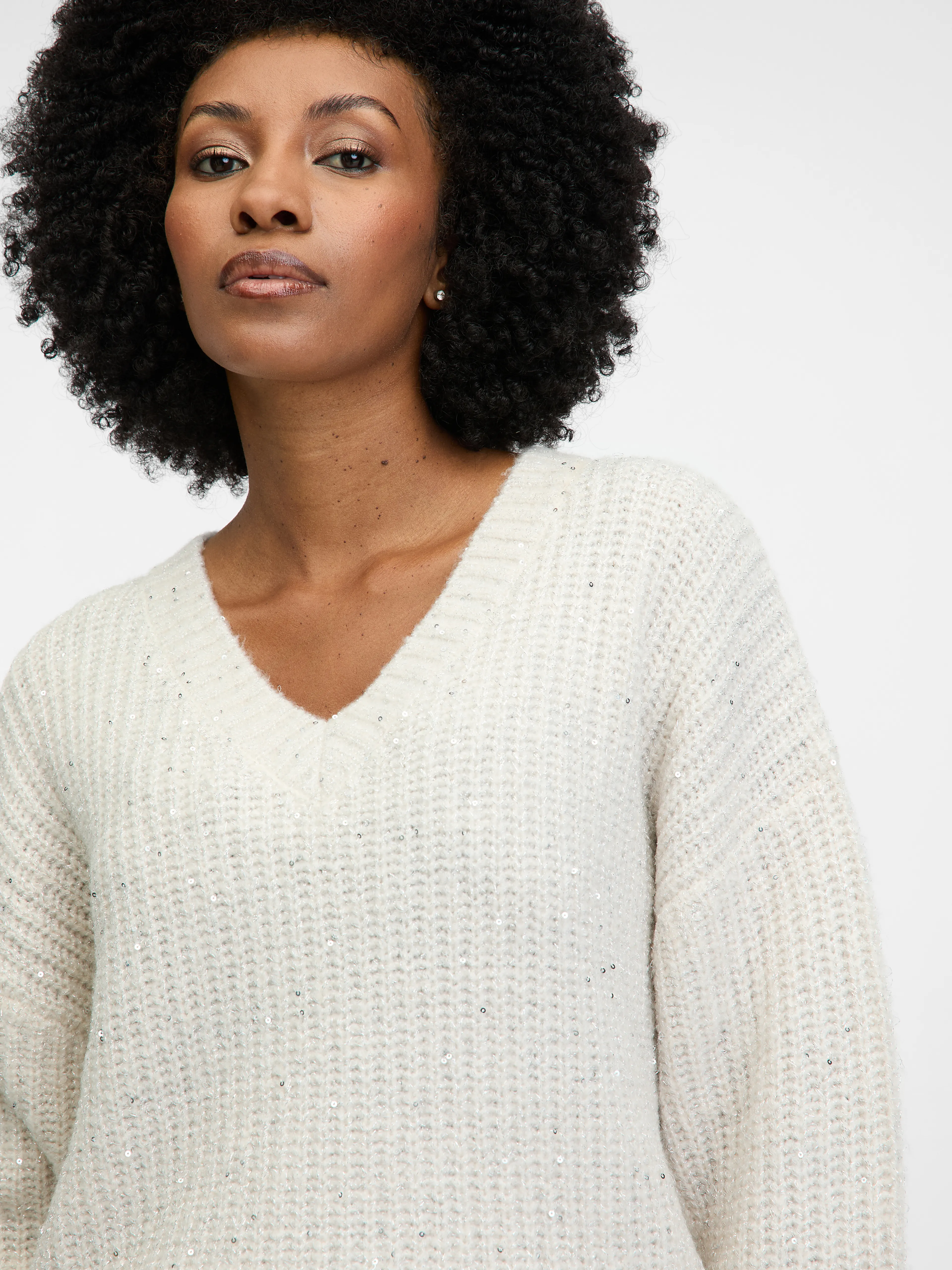Cremefarbener Damenpullover ORSAY